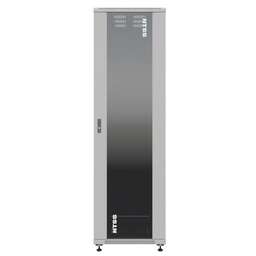 NTSS Шкаф серверный Премиум -R42U80100GS напольный, стеклянная передняя дверь, 42U, 800x1987x1000 мм