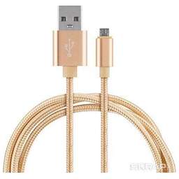 ENERGY Кабель ET-28 USB/MicroUSB, цвет - золотой