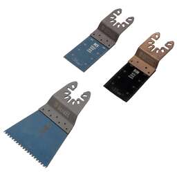 DENZEL Набор насадок для МФИ по дереву и металлу, 3 шт 782403