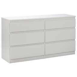 ГУД ЛАКК 2.03.02.080.1 КАСТОР комод 6 ящиков RU белый (2 пак.)