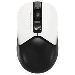 A4TECH Мышь Fstyler FG12S Panda белый/черный оптическая 1200dpi silent беспров. USB 3but