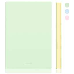 DELI Блокнот 22283LT-GREEN 210х143мм искусст. кожа 96л светло-зеленый