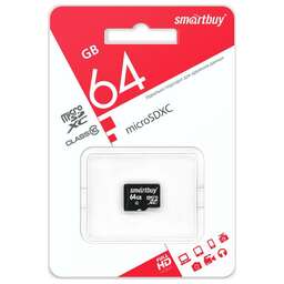 SMARTBUY (SB64GBSDCL10-00LE) MicroSDXC 64GB Class10 LE