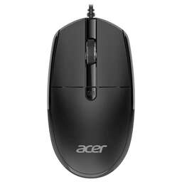 ACER Мышь OMW401 черный оптическая 2000dpi silent USB 4but (ZL.MCEEE.031)
