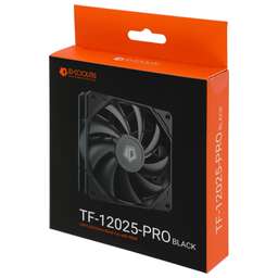 ID-COOLING Вентилятор для корпуса TF-12025-Pro 120х120x25 черный 4-pin 35.2дБ (TF-12025-PRO BLACK) Ret