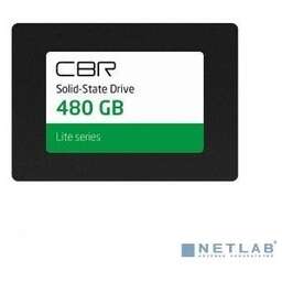 CBR SSD-480GB-2.5-LT22, Внутренний SSD-накопитель, серия Lite , 480 GB, 2.5 , SATA III 6 Gbit/s, SM2259XT, 3D TLC NAND, R/W speed up to 550/520 MB/s,