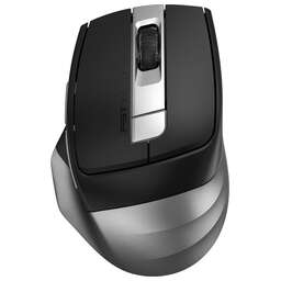 A4TECH Мышь Fstyler FB35CS серый/черный оптическая 2000dpi silent беспров. BT/Radio USB 5but (FB35CS USB SMOKY GREY)