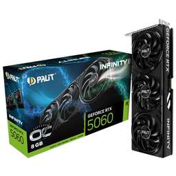 PALIT Видеокарта RTX5060 INFINITY 3 OC 8GB GDDR7 128bit 3xDP HDMI 3FAN RTL