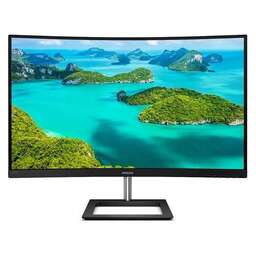 PHILIPS 31.5" Монитор 325E1C(00/01), 2560x1440, VA, 75Гц, 1хHDMI, 1хDP, изогнутый, черный