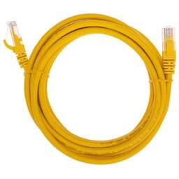 REXANT Патч-корд U/UTP, CAT 6, RJ45-RJ45, 26AWG, LSZH, желтый, 3м