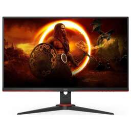 AOC Монитор 23.8" 24G2SPAE Black+Cherry ( 1920х1080(FHD) IPS, nonGLARE, 165 Hz, 300 cd/m2, H178°/V178°, 1000:1, 80M:1, 16.7M, 1ms, VGA, 2xHDMI, DP, Tilt, Speakers)