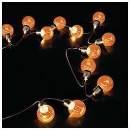 GAUSS Гирлянда нить Solar GS032, уличная, светодиодная, ламп 30шт, 4.9м