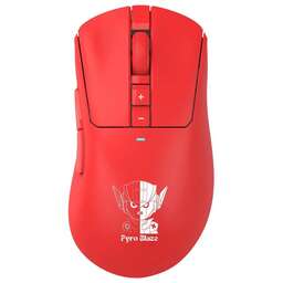 A4TECH Мышь беспроводная Bloody R73 Ultra, игровая, радио, оптическая, USB, USB-C, 20000dpi, красный и рисунок [r73 ultra pyro blaze]