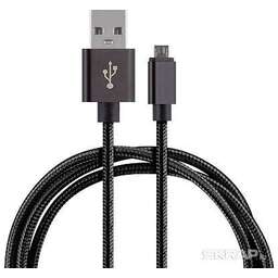 ENERGY Кабель ET-25 USB/MicroUSB, цвет - черный (104102)