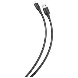 SMARTBUY (iK-12-S25b) S25 MicroUSB черный, 3А, soarer,TPE,1 м