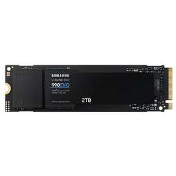 SAMSUNG Накопитель SSD 2Tb PCI-E NVME M.2 2280 990 EVO R5000/W4200, 680K/800K IOPs (MZ-V9E2T0BW)