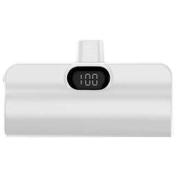 PERO Внешний аккумулятор (Power Bank) PB12WH, 5000мAч, белый