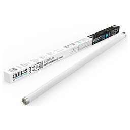 GAUSS Лампа светодиодная Elementary 93020-R 10Вт цок.:G13 трубка 180B св.свеч.бел.нейт. T8 (упак.:1шт)