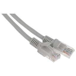 PREMIER Патч-корд PP12-1M 1000Гбит/с UTP 4 пары cat.5E CCA molded 1м серый RJ-45 (m)-RJ-45 (m)