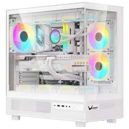 FORMULA Корпус Crystal Z8 Cosmic белый без БП ATX 3x120mm 5x140mm 1xUSB2.0 1xUSB3.0 1xUSB3.1 audio bott PSU