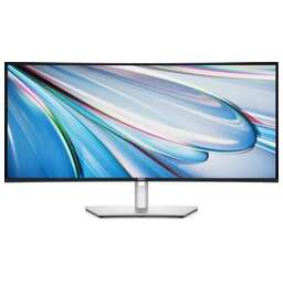DELL 34" Монитор UltraSharp U3425WE, 3440x1440, IPS, 120Гц, 1хHDMI, 1хDP, изогнутый, черный и серебристый