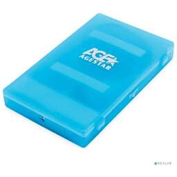 AgeStar SUBCP1 BLUE Внешний корпус 2.5" SATA HDD/SSD AgeStar SUBCP1 (BLUE) USB2.0, пластик, синий, безвинтовая конструкция (10612)
