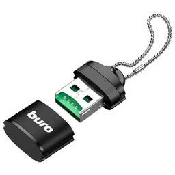 BURO Устройство чтения карт памяти USB2.0 BU-CR-200 черный