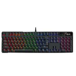 GENIUS Клавиатура игровая проводная Scorpion K12 /механическая/коричневые переключатели/RGB/Анти-Ghosting/USB/кабель 1.8м/черный (31310057402)