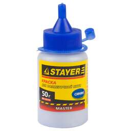 STAYER 50 г, синяя, краска для малярных разметочных шнуров (0640-1)