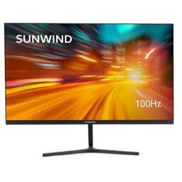 SUNWIND 23.8" Монитор SM-24FI401, 1920x1080, IPS, 180Гц, 1хHDMI, 1хDP, черный [sm24sg01]