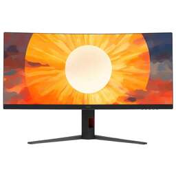 AOC 34" Монитор Gaming CU34G4, 3440x1440, VA, 180Гц, 2хHDMI, 1хDP, изогнутый, черный