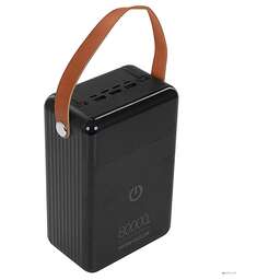 PERFEO Powerbank PRODIGE 80000 mAh/LED/PD + QC 3.0/Type-C/Lightning/3 USB/Выход: 5A, max 22.5W/Black (PF_C3699)