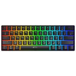 OKLICK Клавиатура Оклик K713X механическая черный USB Multimedia for gamer LED