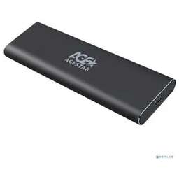 AgeStar 3UBNF5C (BLACK) USB 3.1 Type-C Внешний корпус M.2 NGFF (B-key) AgeStar 3UBNF5C (BLACK), алюминий, черный