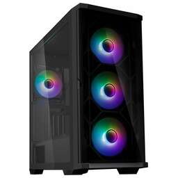 ZALMAN Корпус MidiTower Z10 DUO black (ATX, без БП, ARGB, 2xUSB3.2 Type-A + USB3.2 Type-C) ( Z10 DUO)