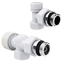 ROYAL THERMO Набор термостатический осевой Design 1/2"М30х1,5 (Белый)