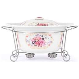 POMIDORO POMI D'ORO P155029 Debora Мармит керамический с крышкой