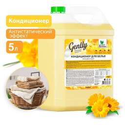 CLEAN&AMP;GREEN Кондиционер для белья Gently "Чарующая свежесть" (концентрат, желтый) 5 л. Clean&Green CG8283