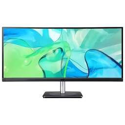 ACER 34" Монитор CB343CURbemiiphuzx, 3440x1440, IPS, 2хHDMI, 1хDP, изогнутый, черный [um.cb3ee.001]