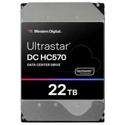 WESTERN DIGITAL ULTRASTAR Жесткий диск SATA 22TB 7200RPM 6GB/S 512MB DC HC570 WUH722222ALE604_0F48159 WESTERN DIGITAL