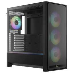 OCYPUS Корпус для ПК Case Delta C70 BK ARGB EATX / win / black / 4 ARGB fans /no PSU Delta-C70-BKG400XX-GL