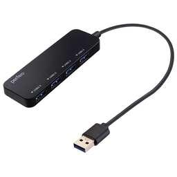 PERFEO (PF D0803) USB-HUB 4 Port, (PF-H047 Black) чёрный