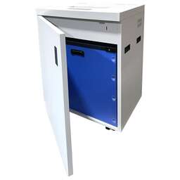 OFFICE KIT Шредер S1350 3,9x35 белый (секр.P-4) фрагменты 35лист. 135лтр. скрепки скобы пл.карты CD