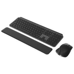 LOGITECH Клавиатура + мышь MX Keys S Combo клав:графитовый/черный мышь:графитовый USB беспроводная Bluetooth/Радио LED (920-011619)
