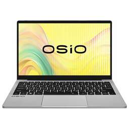 OSIO Ноутбук FocusLine F140a-007 14", 2023, IPS, AMD Ryzen 5 5500U 2.1ГГц, 6-ядерный, 16ГБ DDR4, 512ГБ SSD, AMD Radeon Graphics, Windows 11 Home, серый