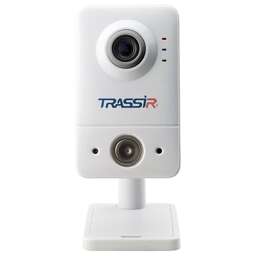 TRASSIR Камера видеонаблюдения IP TR-D7121IR1 v6, 1080p, 2.8 мм, белый