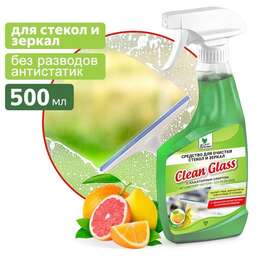 CLEAN&AMP;GREEN Средство для очистки стекол и зеркал с нашатырным спиртом (триггер) 500 мл. Clean&Green CG8285