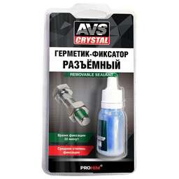 AVS CRYSTAL Герметик-фиксатор (анаэробный ) средн.фиксации 6мл. AVS AVK-132
