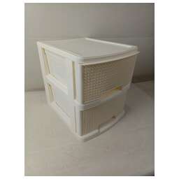 KEEPLEX KL379322048 Ajur с ящиками на колесиках трехсекционный компакт 37х30х52см белое облако (8743697)
