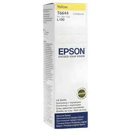 EPSON Чернила 664 C13T664498 (аналог C13T66444A) желтый 70мл для L100